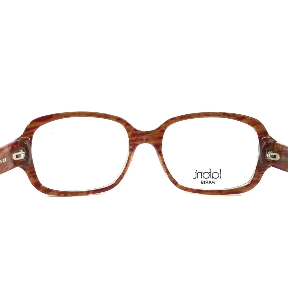 Jean Lafont Eyeglasses Frames EXLIBRIS 537 Black Brown Square Full Rim 52-18-137